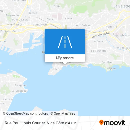 Rue Paul Louis Courier plan