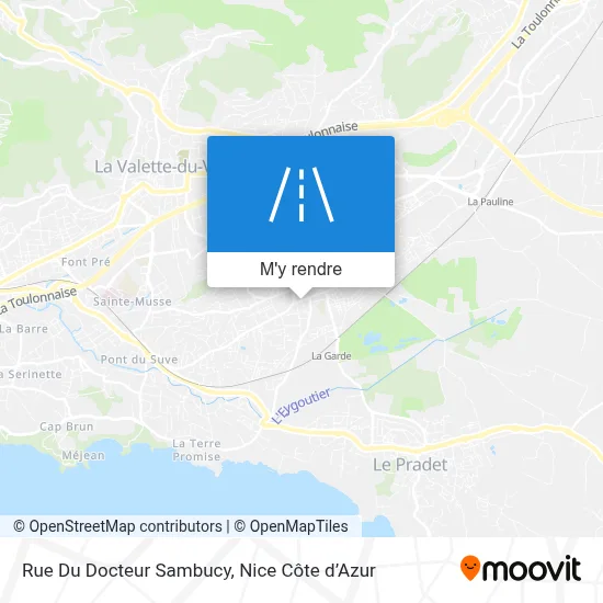 Rue Du Docteur Sambucy plan