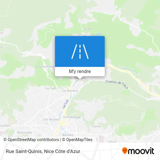 Rue Saint-Quinis plan