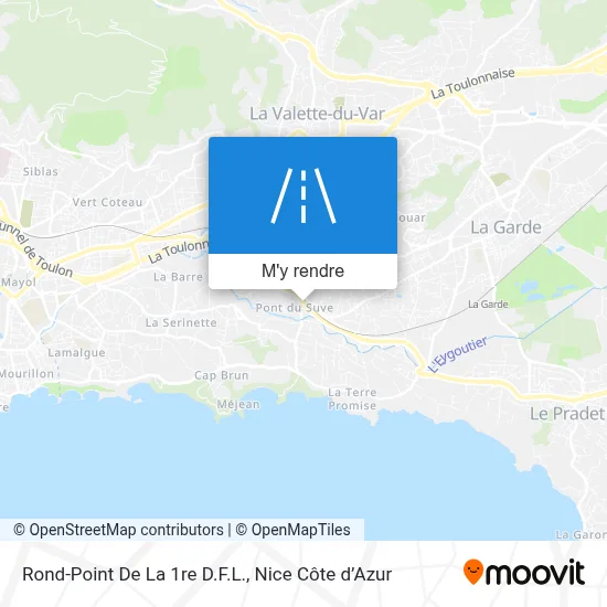 Rond-Point De La 1re D.F.L. plan