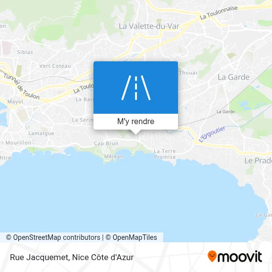 Rue Jacquemet plan