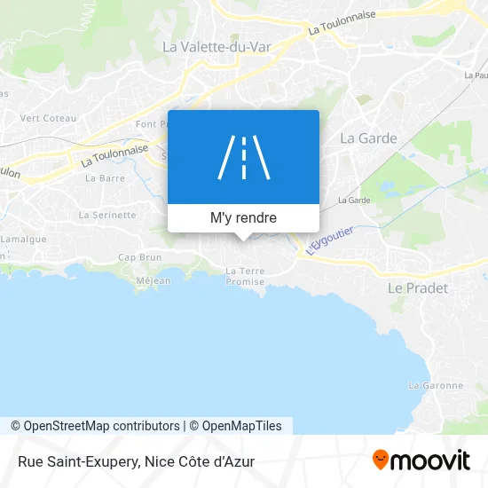 Rue Saint-Exupery plan