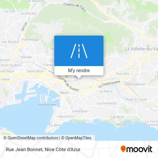 Rue Jean Bonnet plan