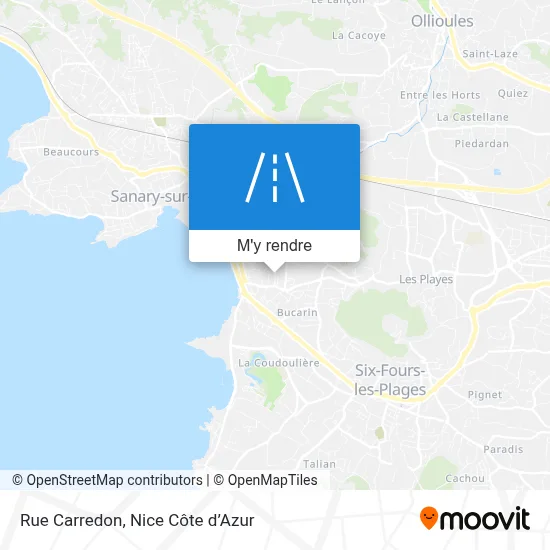 Rue Carredon plan