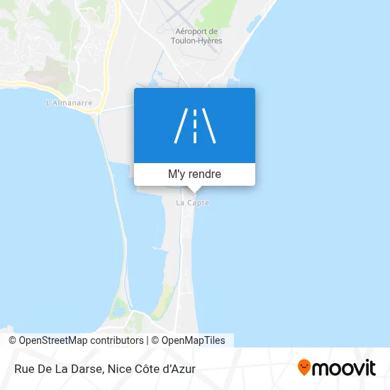 Rue De La Darse plan