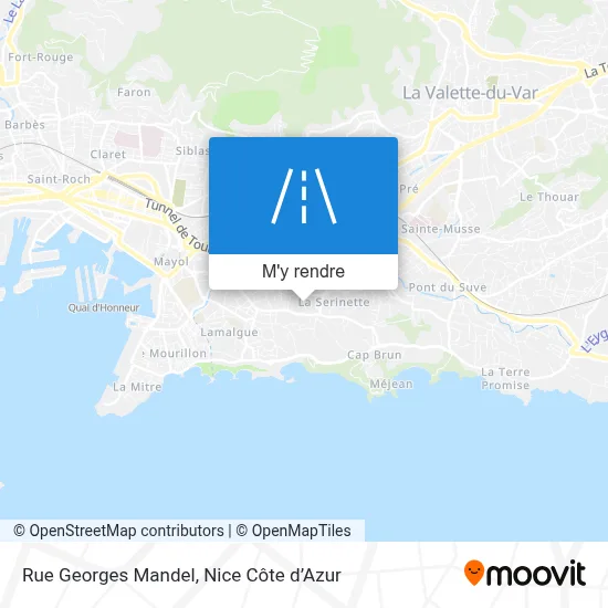 Rue Georges Mandel plan