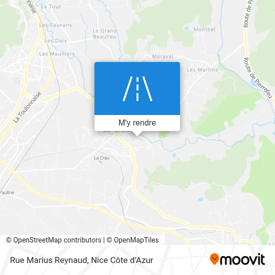 Rue Marius Reynaud plan