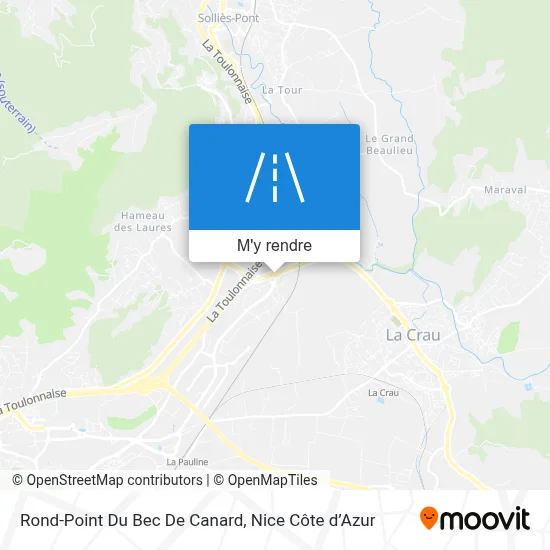Rond-Point Du Bec De Canard plan