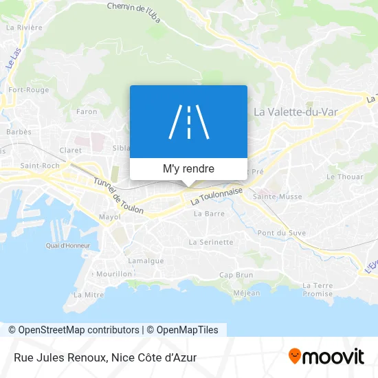 Rue Jules Renoux plan