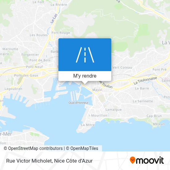 Rue Victor Micholet plan