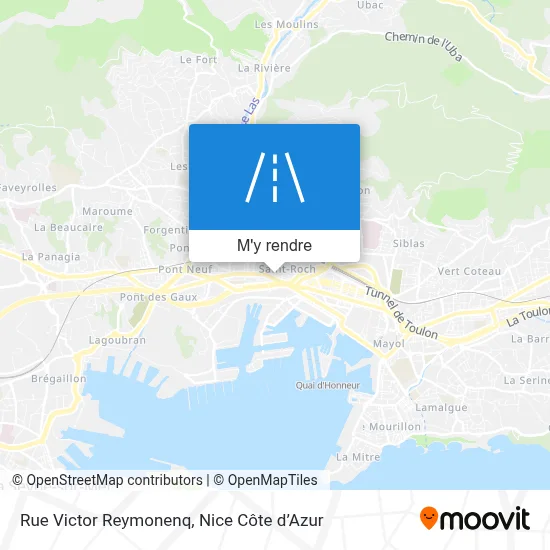 Rue Victor Reymonenq plan