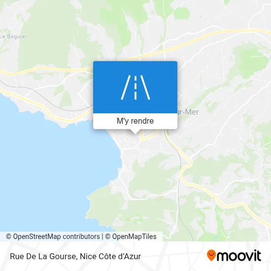 Rue De La Gourse plan