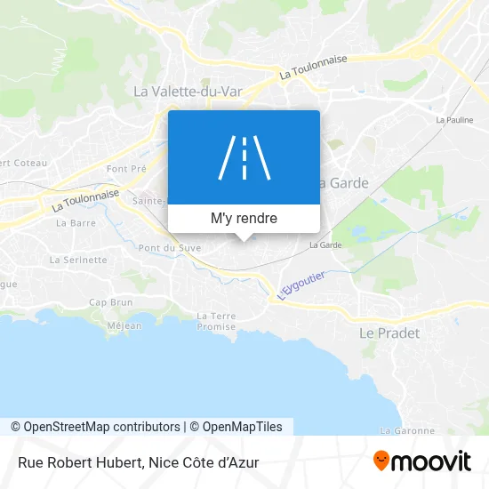 Rue Robert Hubert plan