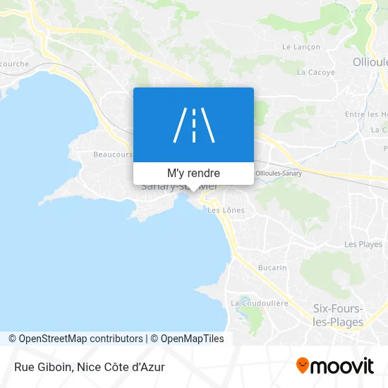 Rue Giboin plan