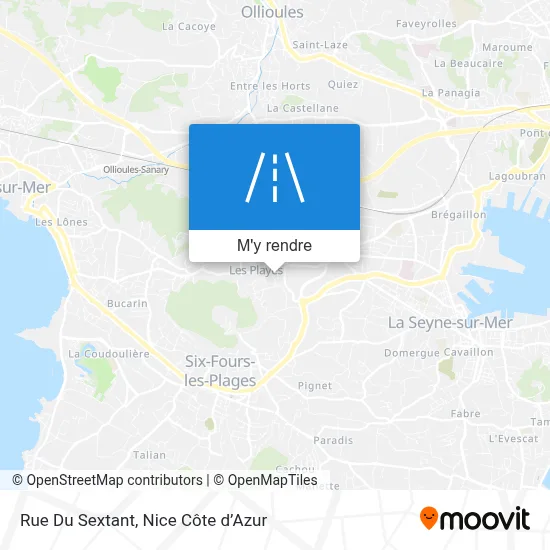 Rue Du Sextant plan