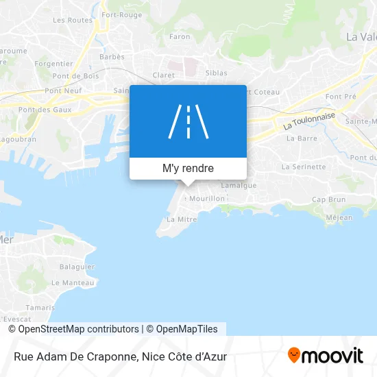 Rue Adam De Craponne plan