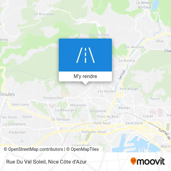 Rue Du Val Soleil plan