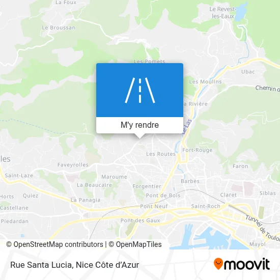 Rue Santa Lucia plan