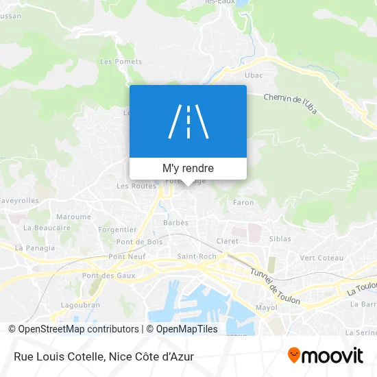 Rue Louis Cotelle plan