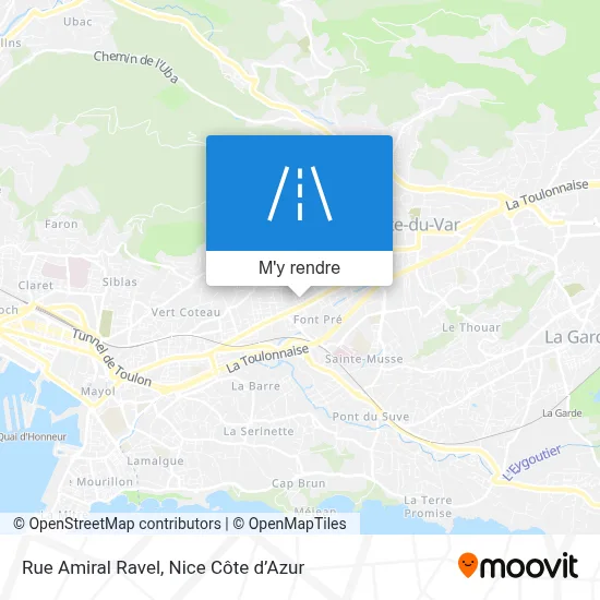 Rue Amiral Ravel plan