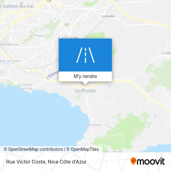 Rue Victor Coste plan