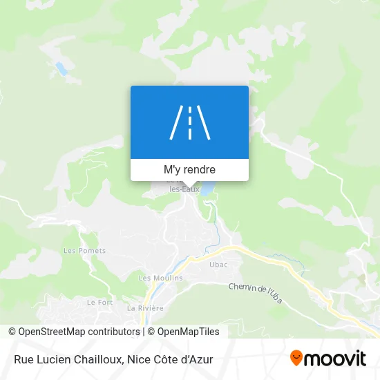 Rue Lucien Chailloux plan