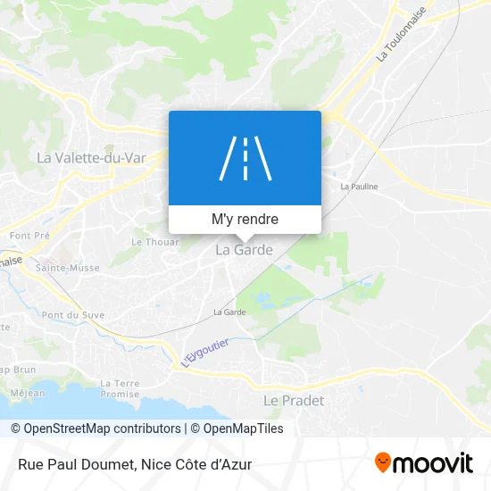Rue Paul Doumet plan