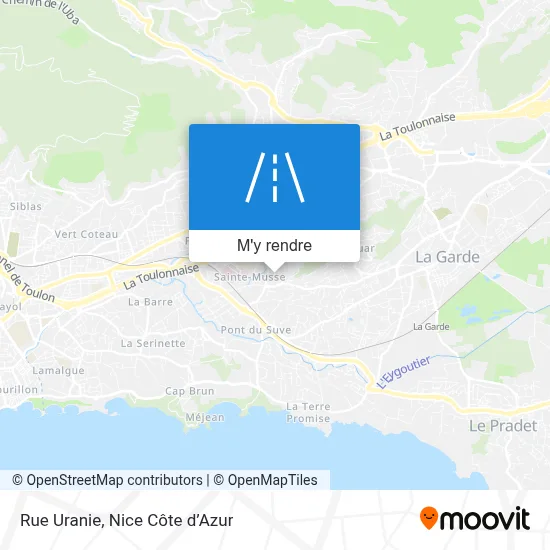 Rue Uranie plan