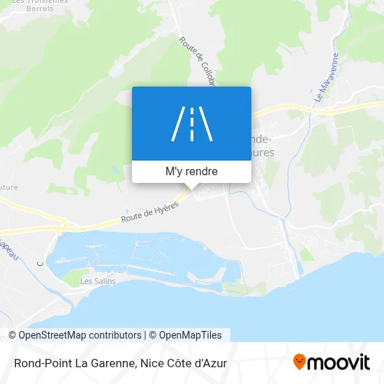 Rond-Point La Garenne plan