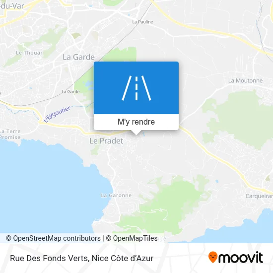 Rue Des Fonds Verts plan