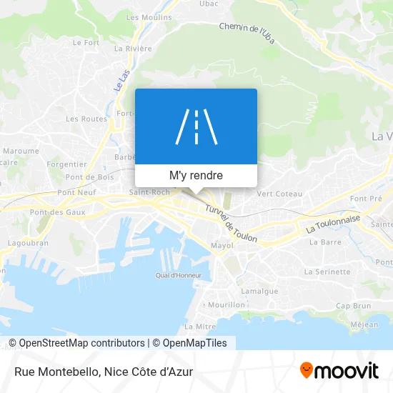 Rue Montebello plan