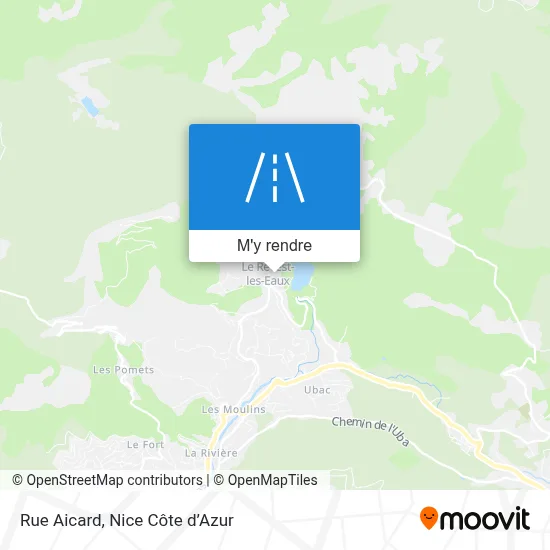 Rue Aicard plan