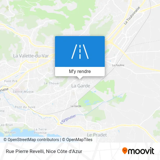 Rue Pierre Revelli plan
