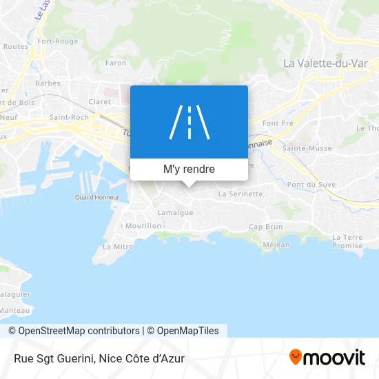 Rue Sgt Guerini plan
