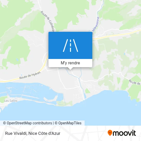 Rue Vivaldi plan