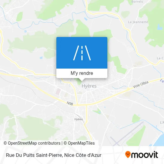Rue Du Puits Saint-Pierre plan