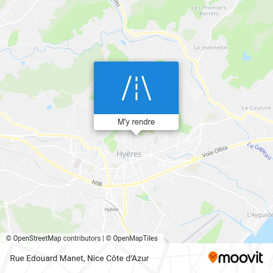 Rue Edouard Manet plan
