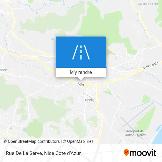 Rue De La Serve plan