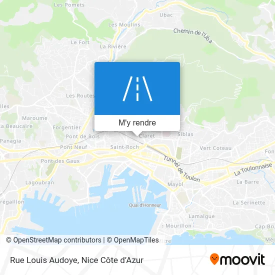 Rue Louis Audoye plan