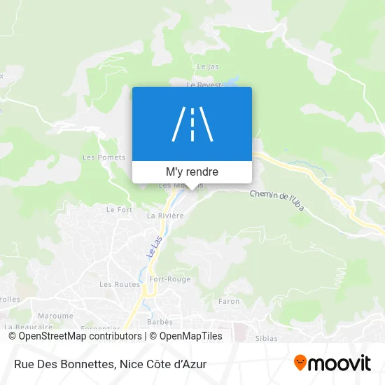 Rue Des Bonnettes plan
