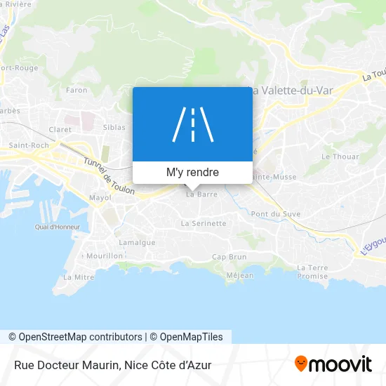 Rue Docteur Maurin plan