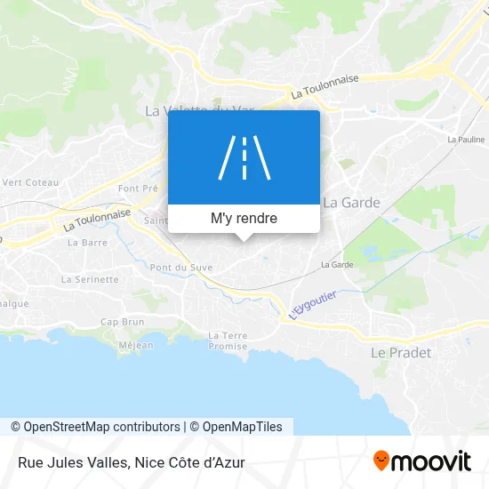 Rue Jules Valles plan