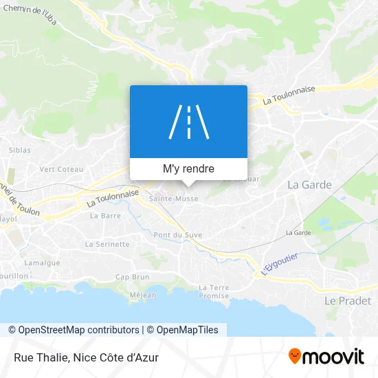 Rue Thalie plan