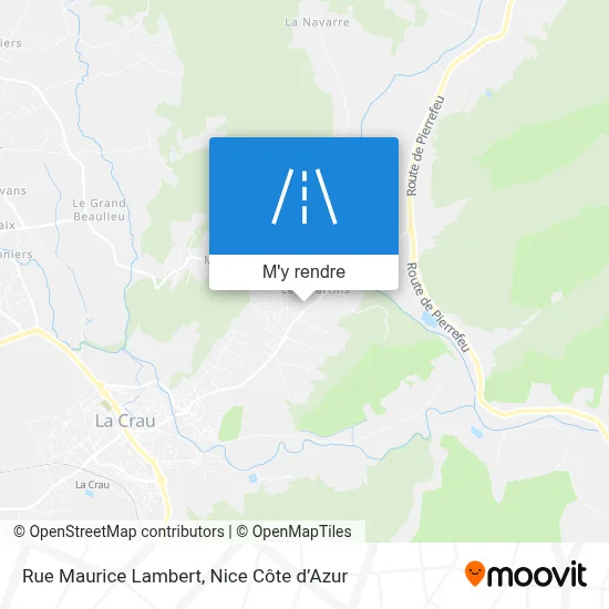 Rue Maurice Lambert plan