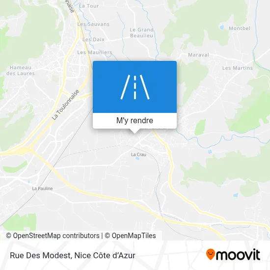 Rue Des Modest plan