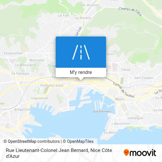 Rue Lieutenant-Colonel Jean Bernard plan