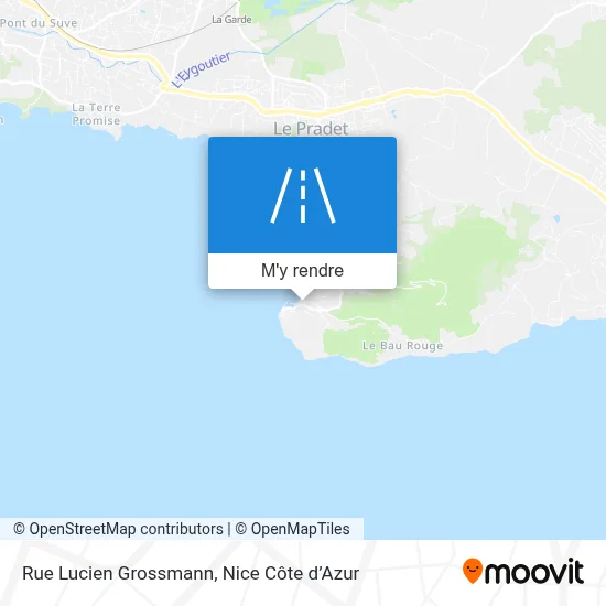 Rue Lucien Grossmann plan