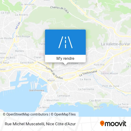 Rue Michel Muscatelli plan