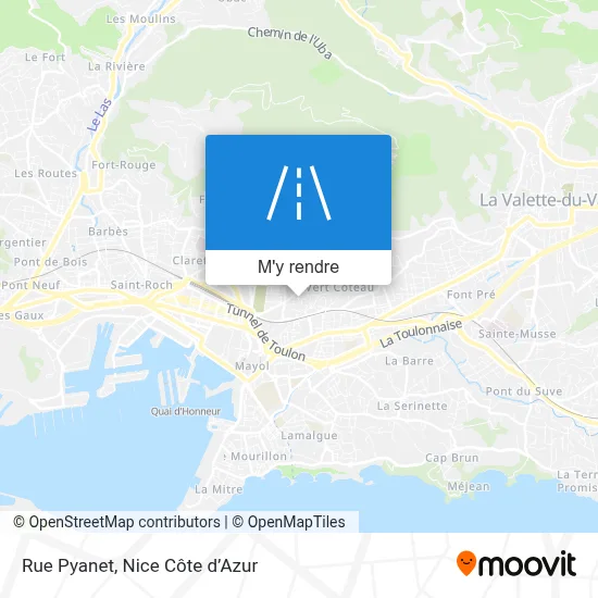 Rue Pyanet plan