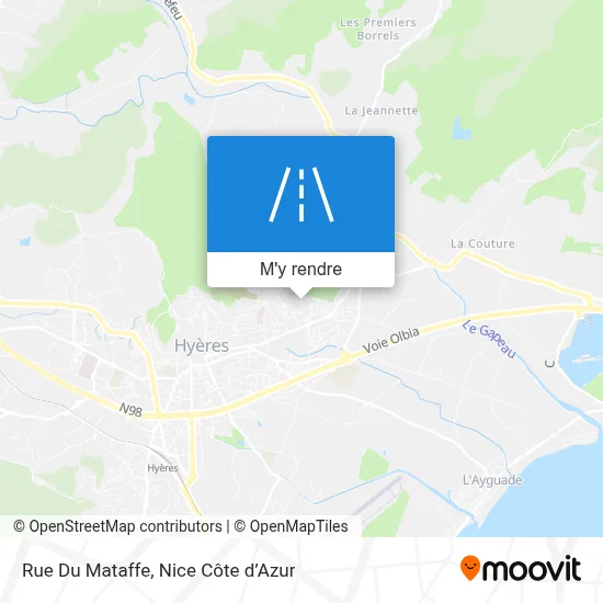 Rue Du Mataffe plan